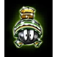 thumbnail image 2 of Looney Tunes Chrome Marvin the Martian Toddler Boy's Black T-shirt-3T, 2 of 3