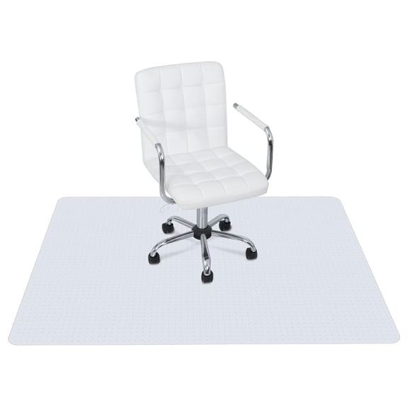 Office Chair Mat for Low Pile Carpet with , Heavy Duty Floor Mats PVC Carpet Protector for Home Office (46" x 60" Rectangle)