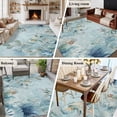 thumbnail image 5 of Coastal Octopus Area Rugs 5'x7', Washable Small Throw Rugs for Laundry Room Playroom, Farmhouse Eucalyptus Leaf Marine Lifes Indoor Outdoor Rug Non-Slip Low Pile Carpet Runner Reversible Floor Mats, 5 of 8