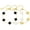 Gold, variant on 3PC Clover Bracelets Set 18k Gold Plated Lucky Clover Bracelet Women Adjustable Link Bracelets Cute Gold Jewelry
