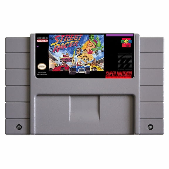 SNES Games Cartridge Street Racer