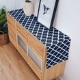 thumbnail image 4 of Table Runner Geometric Morocco Pattern Table Decoration for Kitchen Dinning Navy Blue Abstract Table Decoration for Indoor Outdoor Party Wedding Decor 13x90 Inch, 4 of 7