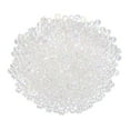 thumbnail image 1 of Paquete de 2000 cuentas de vidrio en forma de trompeta de 4mm, cuentas espaciadoras de vidrio sueltas mini para hacer DIY, claras, 1 of 6