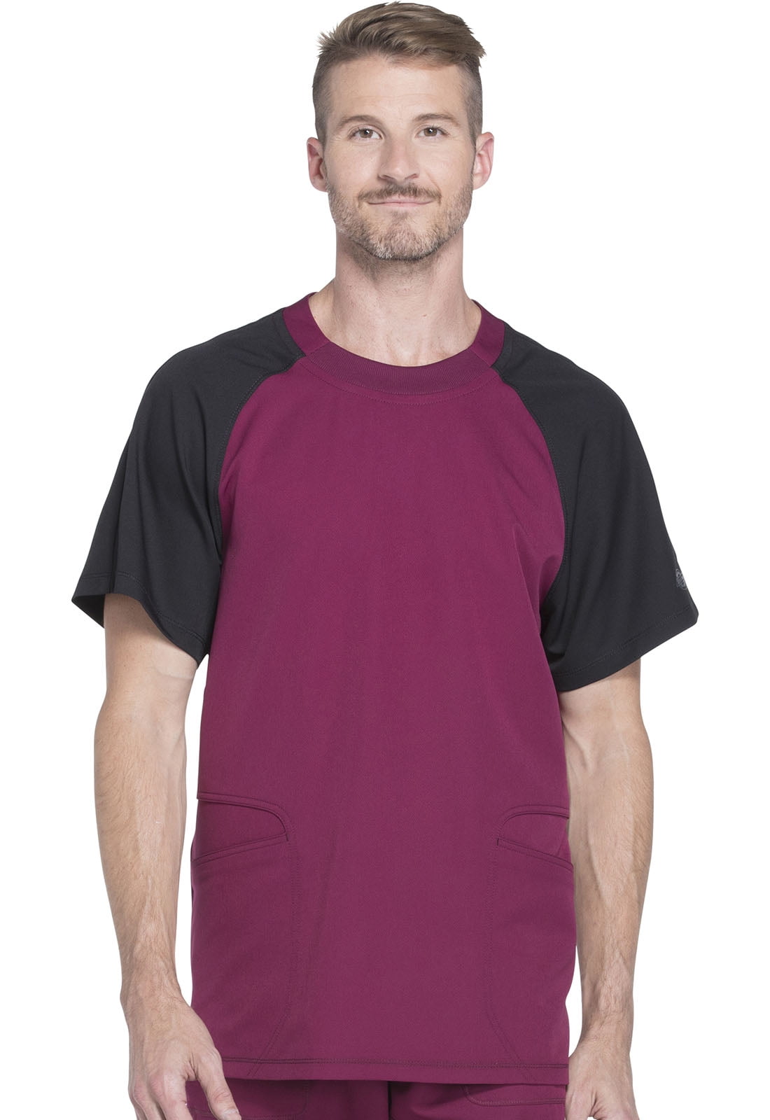 Dickies Dickies Dynamix Scrubs Top for Men Crew Neck Plus Size DK670