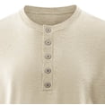 thumbnail image 4 of Mens Summer Knitted Shirt Fashion Front Placket Short Sleeve Button Down Tee Top, 4 of 4