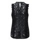thumbnail image 3 of Playeras,Blusas y Tops,Ropa para Mujer Mujeres Workout Tank Tops Blusa sin mangas informal sin mangas con cuello en V y encaje para mujer (Black, M), 3 of 6