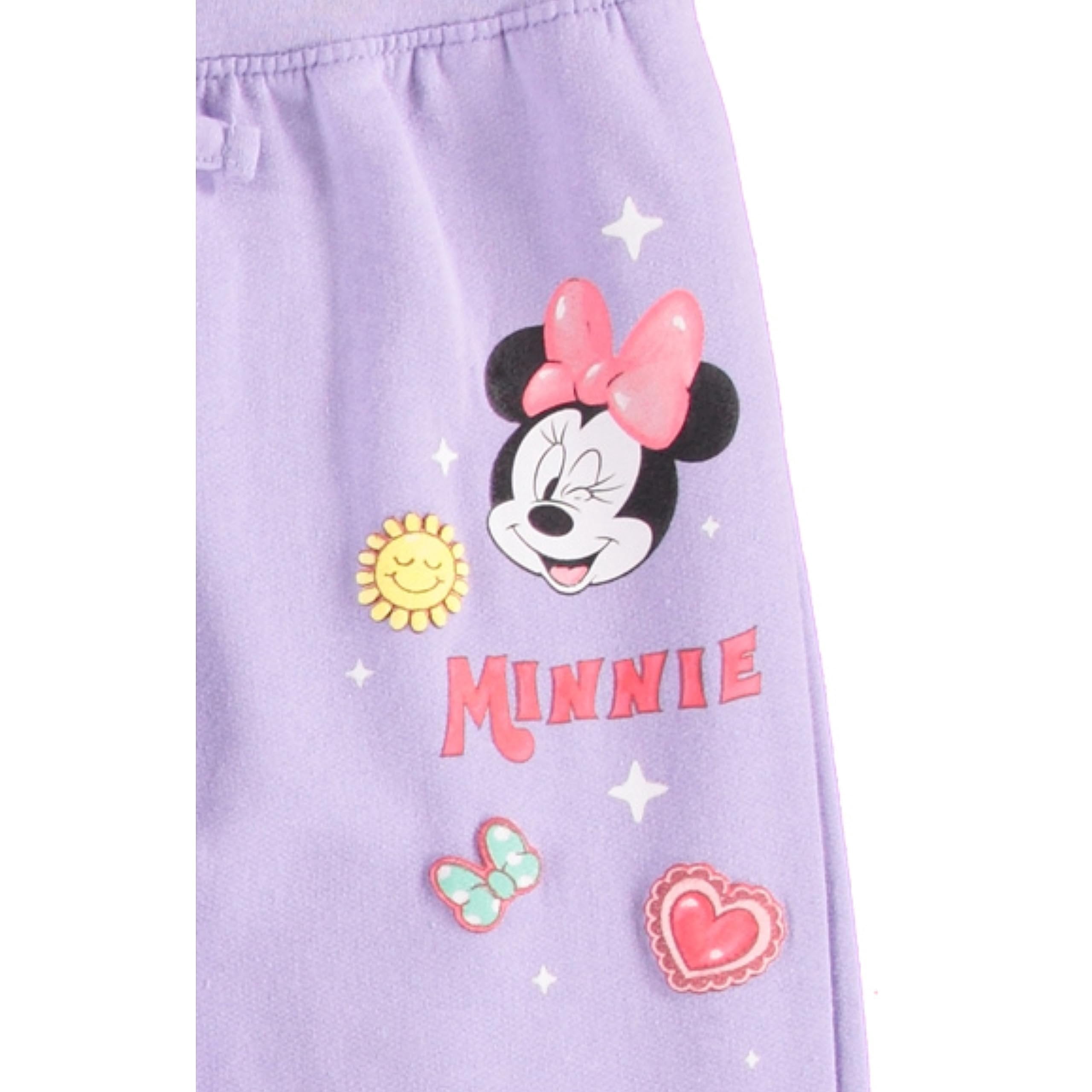 Disney Girls Minnie Mouse Hoodie and Jogger Clothing Set - Sizes 4-16