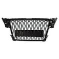 thumbnail image 3 of ABS Plastic Black Front Grille Kit with License Plate 1PC Fits select: 2012 AUDI A4 QUATTRO, 2010-2011 AUDI A4 PREMIUM, 3 of 7