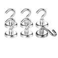 thumbnail image 2 of Ganchos Magnéticos Fuertes Diámetro De Acero Inoxidable 32 Mm Gancho Magnético Para Colgar De Neodimio De Servicio Pesado Para Refrigerador 6 Paquetes Gancho De Magnetismo Súper Fuerte De 80 Lb Yuarrent HA022696-00, 2 of 6