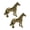 2, variant on WINDLAND Antique Metal War Horse Figurine Handcrafted Chinese Cultural Display Piece