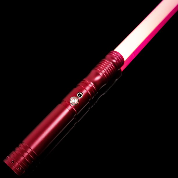 ZiaSabers Tethys Lightsaber Realistic Metal Red Hilt Star Wars