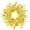 17.7in, variant on Artificial Forsythia Wreath - 17-22 Inch Yellow Spring Flower Wreath for Front Door, Wall Decor, Indoor Outdoor Home Decor