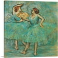 thumbnail image 1 of ARTCANVAS Two Dancers 1905 Canvas Art Print by Edgar Degas - Size: 18" x 18" (0.75" Deep), 1 of 9