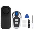 thumbnail image 1 of Alarma antirrobo con alerta de vibración para bicicletas, scooters eléctricos, motocicletas y uso doméstico (Negro KS-SF22R), 1 of 14