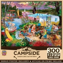 MasterPieces 300 Piece EZ Grip Jigsaw Puzzle - Leisure Lake - 18"x24"