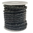 thumbnail image 2 of Hottmess Bolo Cord Braided Black Leather 4 mm 5 Yard, 2 of 4