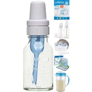 Dr. Brown's Natural Flow Newborn Gift Set with 4oz and 8oz Anti-Colic Baby Bottles, Level 2 Nipples, Travel Caps & Cleaning Brushes