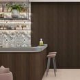 thumbnail image 3 of MG-2013 Rounded Mini Slats Wenge 94.5 in x 12 in Polystyrene Wood Slat Walls (78.8 Sq.ft / Pack) - 10 Pieces, 3 of 5