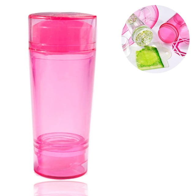 Juego de sellos de doble cabezal con sello de manicura transparente para impresión DIY, sello suave transparente, herramientas de estampado para arte de uñas 60
