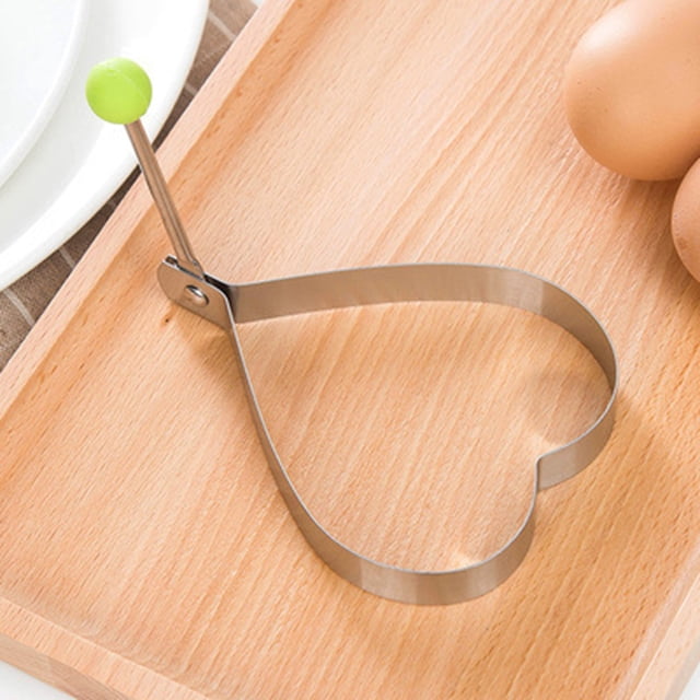 Poêle à Frire pour Oeufs en Acier Inoxydable, Antiadhésive, Modèle de Poêle à Frire pour Oeufs, Poêle à Frire pour Oeufs en Forme de Cœur, Riz pour Oeufs Pochés