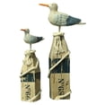 thumbnail image 2 of Estatua rústica de gaviota, escultura de simulación, decoración de , decoraciones náuticas de resina, adornos para pequeña sala de jardín, librería, CUTICAT Estatua de gaviota, 2 of 5
