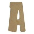 thumbnail image 1 of Wooden Letter Unfinished, Kid Zone Font, Craft Cutout, 1 of 2