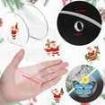 thumbnail image 2 of 50 Pcs 3 Inch Acrylic Blanks with Hole Transparent Circle Ornament Clear Round Acrylic Christmas Ornament Blanks, 2 of 7
