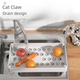 thumbnail image 4 of Estante de almacenamiento de piso Estante de almacenamiento de múltiples capas Carrito de cocina Dormitorio Baño Estante de almacenamiento móvil Estante de acabado con ruedas, 4 of 5