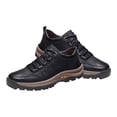 thumbnail image 1 of Zapatos Cómodos Invierno Con Suela Blanda para Hombres Nuevos Otoño para Hombres para Personas Mayores [con Video] [ZMP Low Top] (Negro 42) (la Apariencia Es Ligeramente Diferente en Diferentes Lotes), 1 of 9