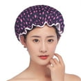 Vuygyu 3 Pack Soft Satin Sleeping Cap Wide Band Salon Silk Night