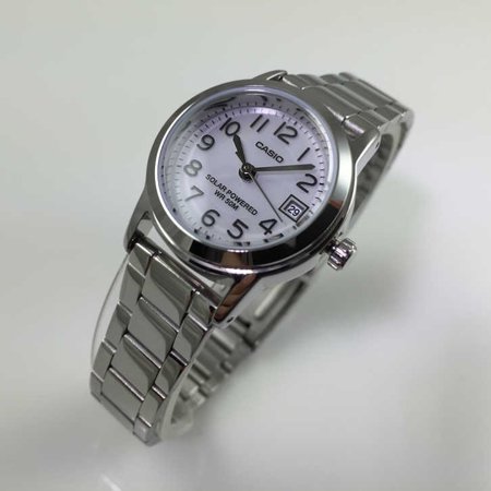 casio ladies silver watch