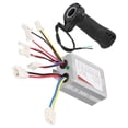 thumbnail image 5 of Jadeshay Kit de empuñadura de Acelerador de Bicicleta eléctrica Scooter eléctrico 36V 800W Controlador de Cepillo Kit de empuñadura de Acelerador de Cable Corto, 5 of 5