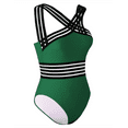 thumbnail image 4 of Hilor Women's One Piece Swimsuits Front Crossover Swimwear Hollow Bathing Suits Monokinis, 4 of 9