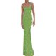 thumbnail image 3 of Mylleure Vestido largo casual de color sólido sexy sin mangas bodycon maxi vestidos de verano elegante fiesta club streetwear, 3 of 5
