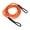 Orange, variant on 12mm*6m(1/2 Inch*20ft) Recovery RopeDouble Braided Nylon Kinetic Rope(Orange , Blue , Black) ,Easy to Carry