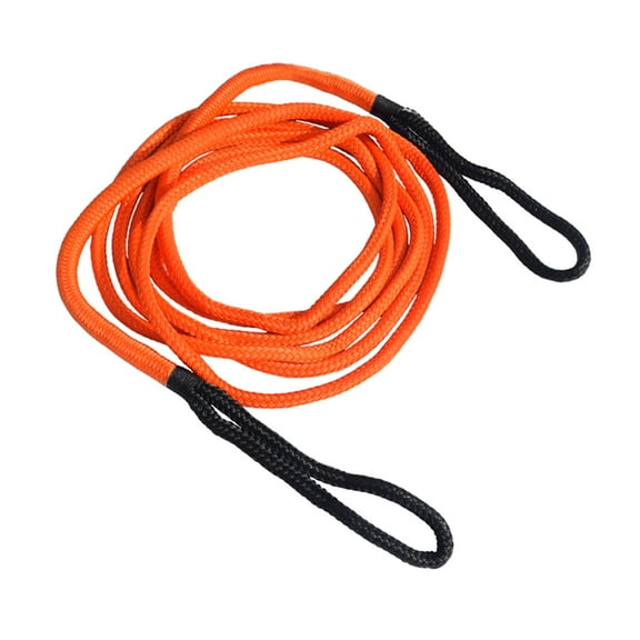 12mm*6m(1/2 Inch*20ft) Recovery RopeDouble Braided Nylon Kinetic Rope(Orange , Blue , Black) ,Easy to Carry