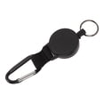 thumbnail image 4 of Retractable Key Chain Retractable Key Rings Retractable Badge Holder Keychain Lanyard Badge Reels Holder Badge Reel With Steel Cord Retractable Key Chain Heavy Duty Carabiner Key, 4 of 8