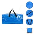 thumbnail image 3 of Unique Bargains Clothes Storage Moving Bags for Closet Organizers Blue 29x13x14.5in, 3 of 7
