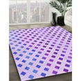 thumbnail image 3 of Ahgly Company Machine Washable Indoor Rectangle Transitional Purple Daffodil Purple Area Rugs, 2' x 3', 3 of 7