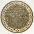 thumbnail image 2 of Radici Usa Como Area Rug 1593 Sage Italian Bordered 5' 3" x 5' 3" Round, 2 of 2