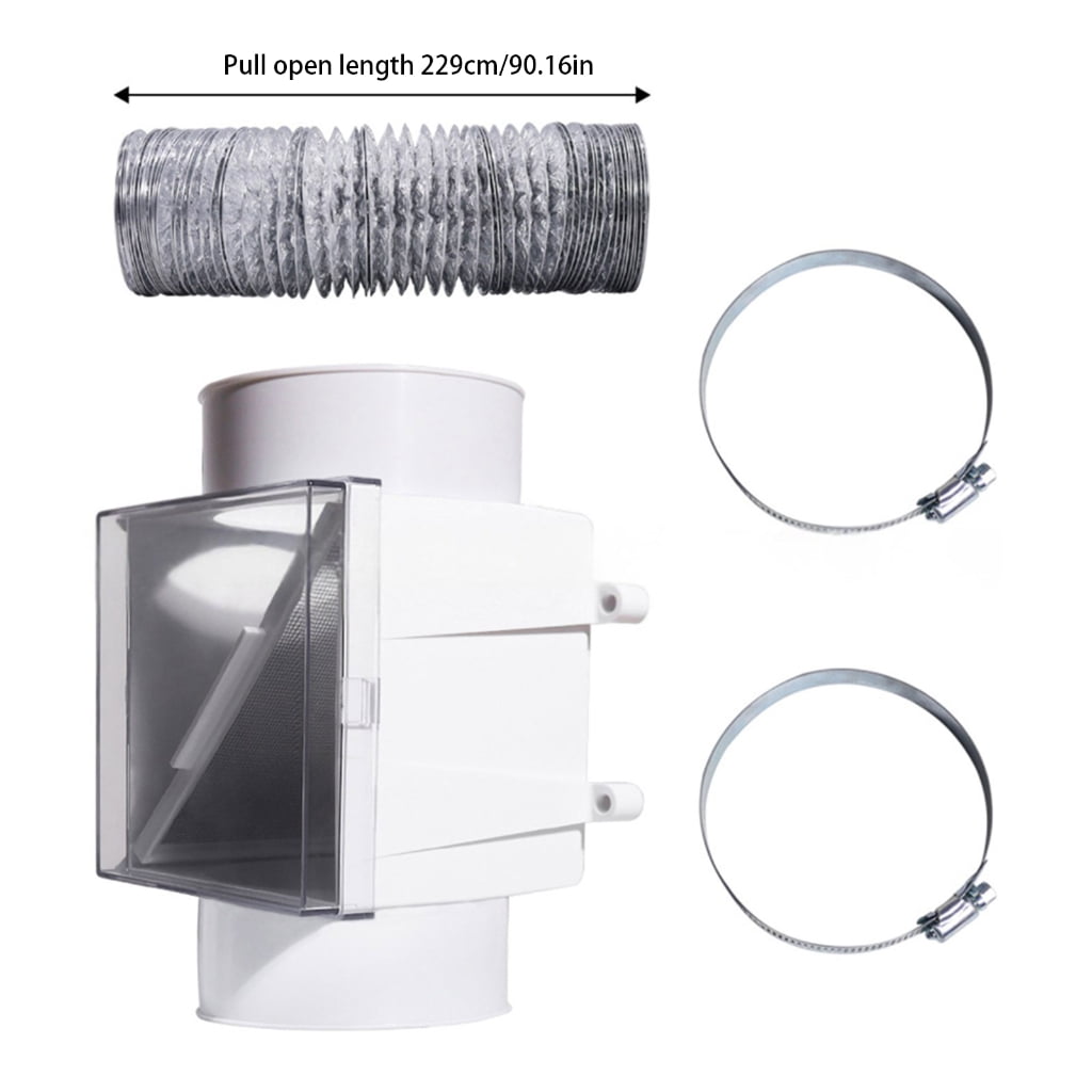 Plastic Dryer Channel Particle Collector 4 Foot Fire Risk Reduction Improves Ventilation