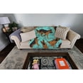 thumbnail image 2 of Carolines Treasures MLM1010LQB 50 x 60 in. German Shepherd Quilted Blanket, Blue, 2 of 5