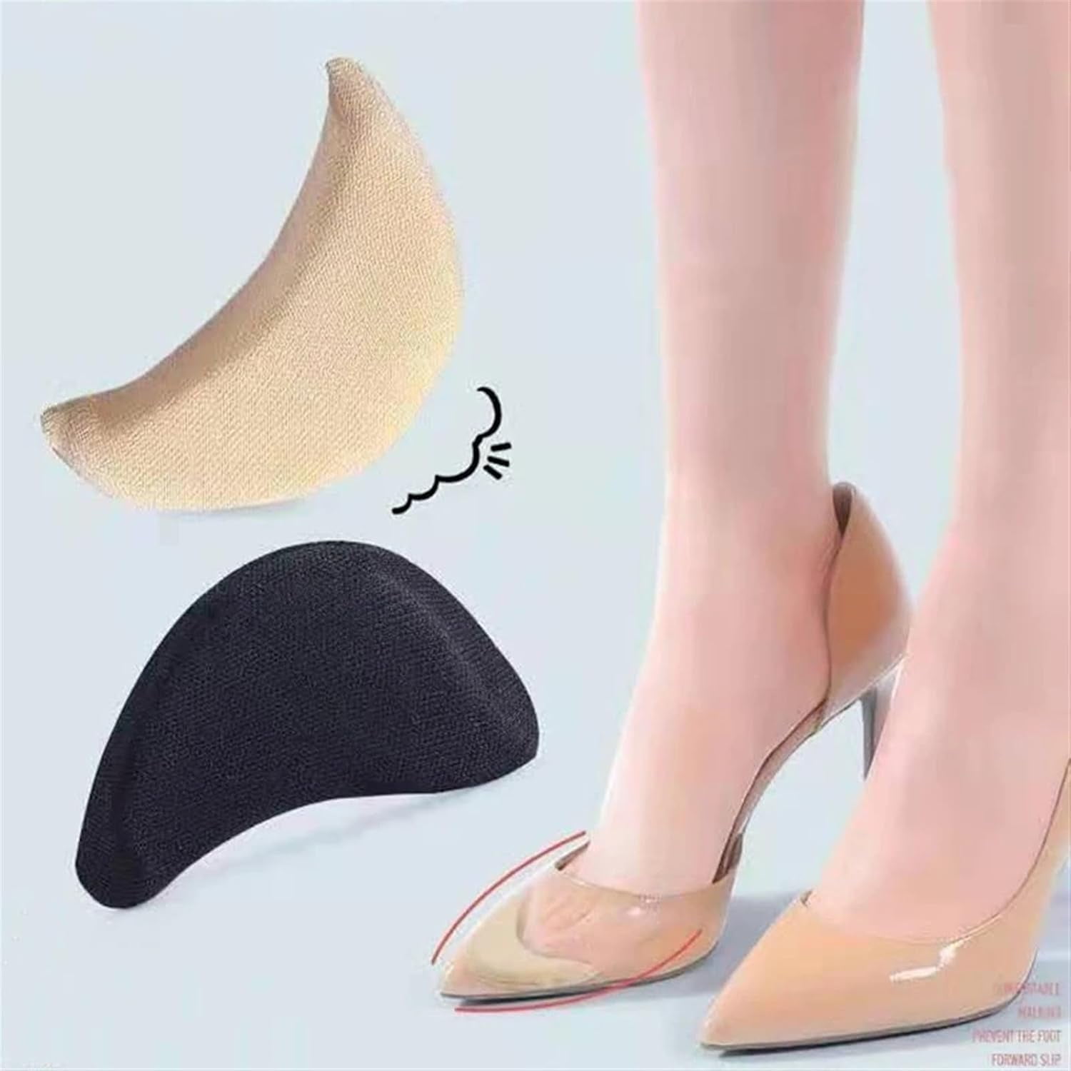 4 Pairs Toe Inserts for Shoes Too Big Shoe Inserts Foam Toe Filler Shoe Filler Heel Inserts for Women Toe Plug Reusable Heel Pads Grips Color Black Walmart