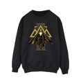 thumbnail image 1 of DC Comics Mens Black Adam Rising Golden Symbols Sweatshirt, 1 of 4
