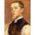 thumbnail image 2 of Toulouse-Lautrec, Henri de 15x18 White Modern Wood Framed Museum Art Print Titled - Albert Rene Grenier, 2 of 4