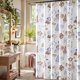 thumbnail image 2 of Cortina de Ducha Jinchan Floral Impermeable 178x183 cm con Ganchos, 2 of 9