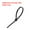 Black, variant on Uxcell 1000PCS Cable Zip Ties 4 Inch, Self-Locking Nylon Wire Ties Heavy Duty with 18 LBS Tensile Strength White