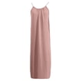 thumbnail image 5 of Girls Dress Backles Slinen-Cotton Dress Summer Boho Trendy 2059 Vacation Casual Flowy Sundresses, 5 of 6