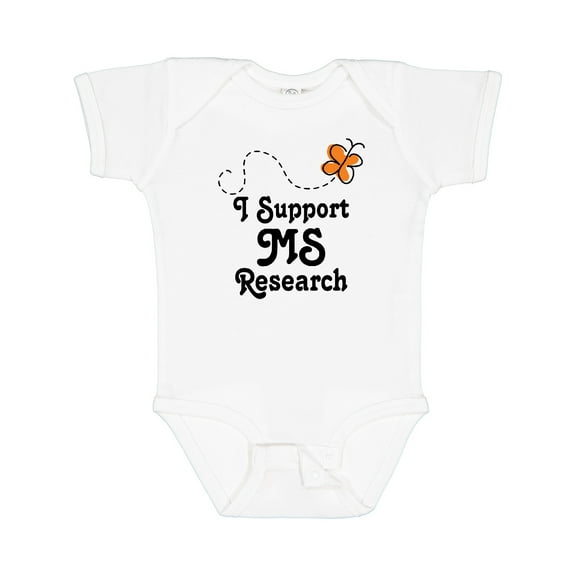 Inktastic Multiple Sclerosis MS Research Girls Baby Bodysuit