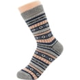 thumbnail image 3 of Zando 5 Pairs Womens Wool Socks Winter Fuzzy Socks Thick Soft Warm Knit Cozy Themal Causal Sock Crew Casual Socks US 5-10, 3 of 6